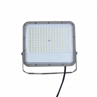 LED prožektorius, pilkas, 100Lm/W, 100W, neutrali balta šviesa
