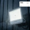 LED prožektorius, pilkas, 100Lm/W, 150W, neutrali balta šviesa