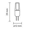 LED lemputė G4 2W, 180Lm, šalta balta šviesa