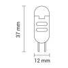 LED lemputė G4 2W, 170Lm, šalta balta šviesa