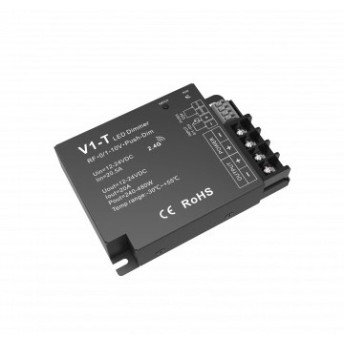LED pastovios įtampos maitinimo valdiklis, 12-24V, 20A, 1 kanalas, nuotolinis valdymas