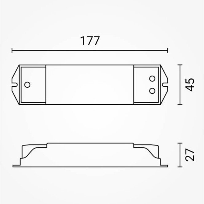 LED TRIAC maitinimo valdiklis, 12-48V, 15A/1kan.