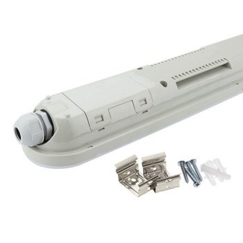 LED šviestuvas, 40W, vandeniui atsparus, 120cm, šalta balta šviesa LED šviestuvas, 40W, vandeniui atsparus, 120cm, šalta balta šviesa
