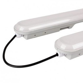 LED šviestuvas, 55W, vandeniui atsparus, 150cm, šalta balta šviesa