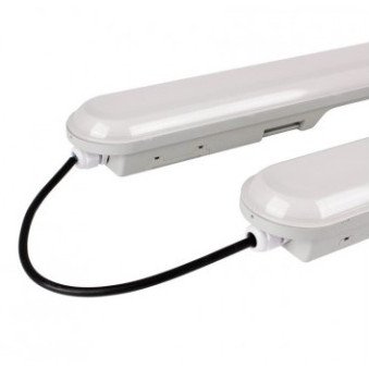 LED šviestuvas, 55W, vandeniui atsparus, 150cm, PIR jutiklis, neutrali balta šviesa LED šviestuvas, 55W, vandeniui atsparus, 150cm, PIR jutiklis, neutrali balta šviesa
