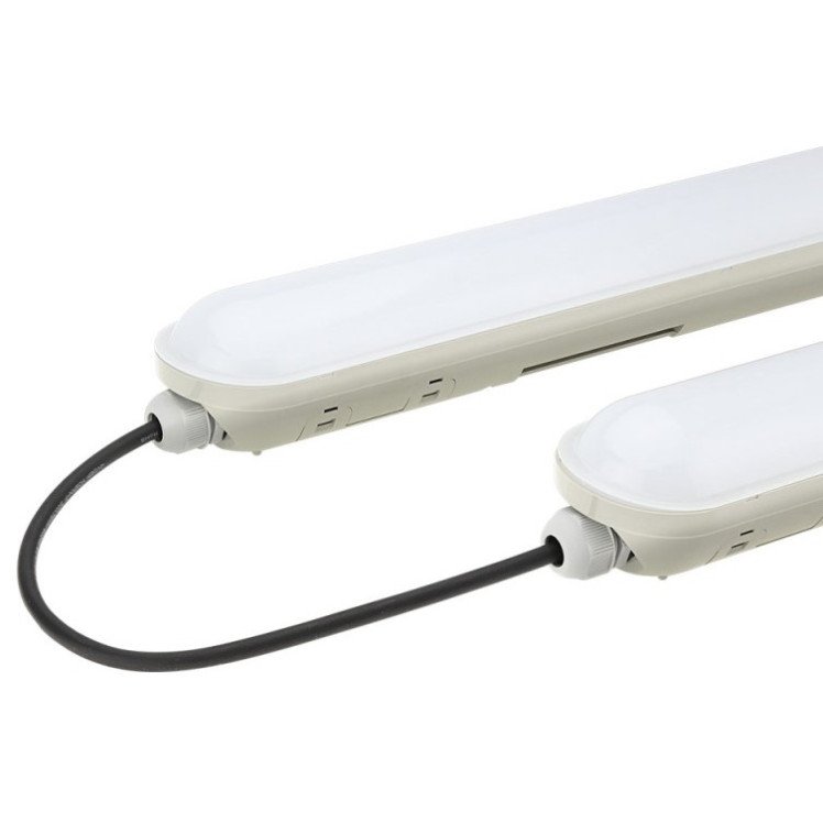 LED šviestuvas, 40W, vandeniui atsparus, 120cm, sujungiamas, šalta balta šviesa LED šviestuvas, 40W, vandeniui atsparus, 120cm, sujungiamas, šalta balta šviesa