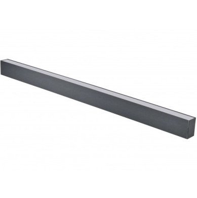 LED linijinis šviestuvas, 38W, juodas, CCT šviesa
