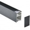 LED linijinis šviestuvas, 38W, juodas, CCT šviesa