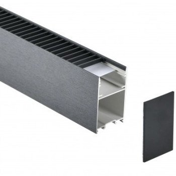 LED linijinis šviestuvas, 38W, juodas, CCT šviesa LED linijinis šviestuvas, 38W, juodas, CCT šviesa