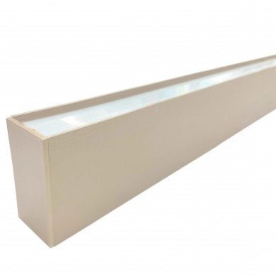 LED linijinis šviestuvas, 38W, geltonas/šampano, CCT šviesa LED linijinis šviestuvas, 38W, geltonas/šampano, CCT šviesa
