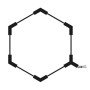 LED korys (hexagon), 1HEX, 42W, šalta balta šviesa