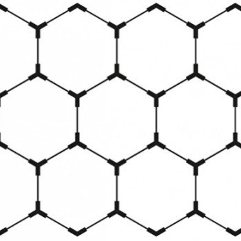 LED korys (hexagon), 11HEX, 385W, šalta balta šviesa