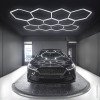LED korys (hexagon), 11HEX, 385W, šalta balta šviesa