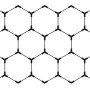 LED korys (hexagon), 14HEX, 456W, šalta balta šviesa