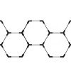 LED korys (hexagon), 5HEX, 203W, šalta balta šviesa