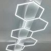 LED korys (hexagon), 5HEX, 203W, šalta balta šviesa