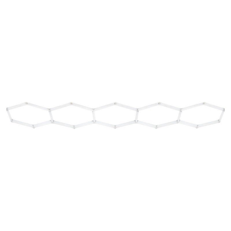 LED korys (hexagon), 5HEX, 199W, šalta balta šviesa
