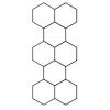 LED korys (hexagon), 8HEX, 259W, šalta balta šviesa