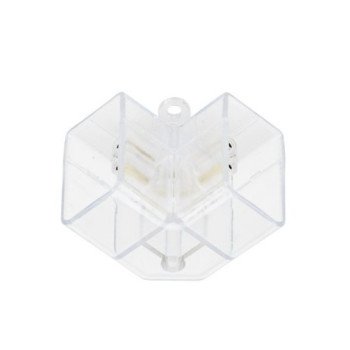 L sujungimas LED šešiakampiams šviestuvams