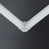 L sujungimas LED šešiakampiams šviestuvams