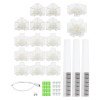 LED korys (hexagon), 6HEX, 126W, šalta balta šviesa