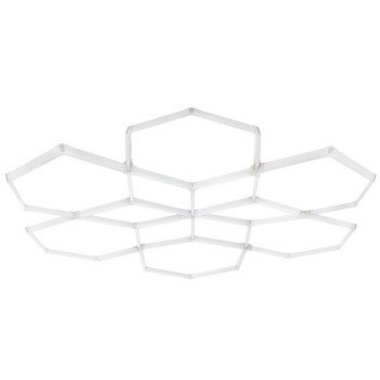 LED korys (hexagon), 12HEX, 294W, šalta balta šviesa