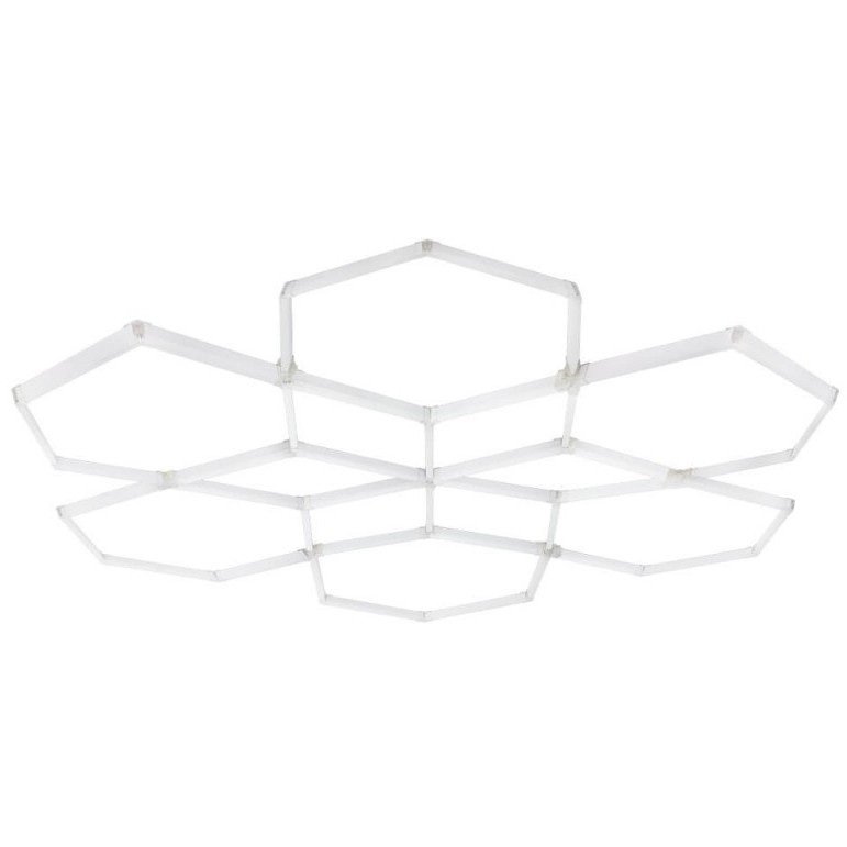 LED korys (hexagon), 12HEX, 294W, šalta balta šviesa