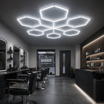 LED korys (hexagon), 6HEX, 306W, šalta balta šviesa LED korys (hexagon), 6HEX, 306W, šalta balta šviesa