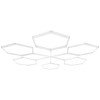 LED korys (hexagon), 6HEX, 306W, šalta balta šviesa LED korys (hexagon), 6HEX, 306W, šalta balta šviesa