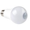 LED lemputė E27 7W, PIR jutiklis, šalta balta šviesa