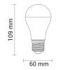 LED lemputė E27 A60 10W, 5 metai garantija, neutrali balta šviesa LED lemputė E27 A60 10W, 5 metai garantija, neutrali balta šviesa