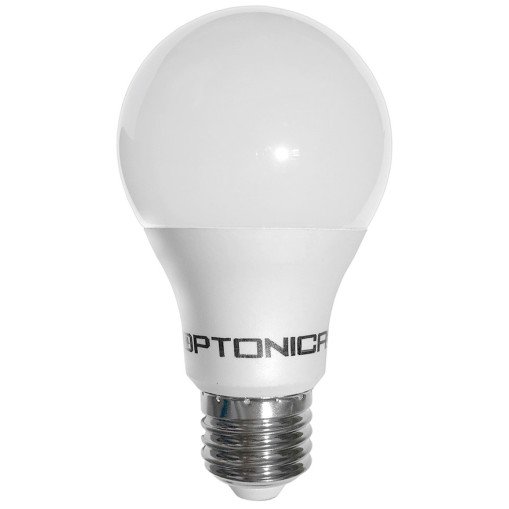 LED lemputė E27 A60 12W, 5 metai garantija, šilta balta šviesa