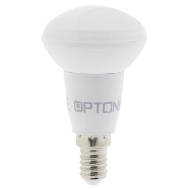 LED lemputė E14 R50 6W, 5 metai garantija, šilta balta šviesa