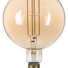LED lemputė E27 G200 8W, šilta balta šviesa