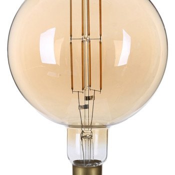 LED lemputė E27 G200 8W, šilta balta šviesa