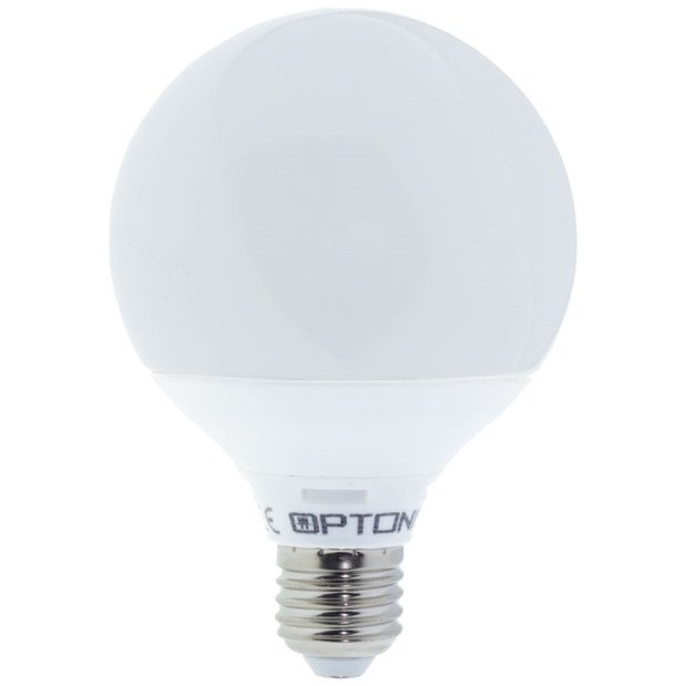 LED lemputė E27 G95 12W, šilta balta šviesa