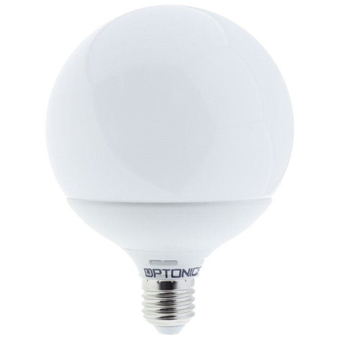LED lemputė E27 G120 15W, neutrali balta šviesa