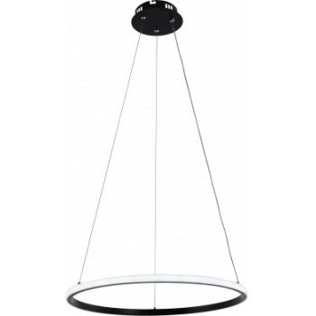 LED pakabinamas šviestuvas, 30W, juodas, dimeriuojamas, nuotolinis valdymas, CCT