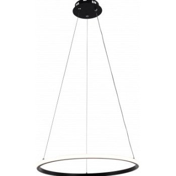 LED pakabinamas šviestuvas, 30W, juodas, dimeriuojamas, nuotolinis valdymas, CCT