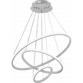 LED pakabinamas šviestuvas, 78W, baltas, dimeriuojamas, nuotolinis valdymas, CCT
