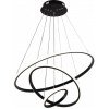 LED pakabinamas šviestuvas, 78W, juodas, dimeriuojamas, nuotolinis valdymas, CCT LED pakabinamas šviestuvas, 78W, juodas, dimeriuojamas, nuotolinis valdymas, CCT