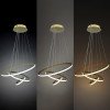LED pakabinamas šviestuvas, 78W, šlifuotas auksas, dimeriuojamas, nuotolinis valdymas, CCT