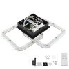 LED lubų šviestuvas, 30W, juodas, dimeriuojamas, nuotolinis valdymas, CCT