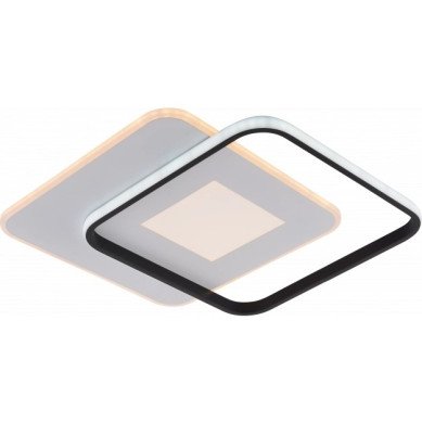 LED lubų šviestuvas, 60W, baltas/juodas, dimeriuojamas, nuotolinis valdymas, CCT LED lubų šviestuvas, 60W, baltas/juodas, dimeriuojamas, nuotolinis valdymas, CCT