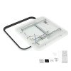 LED lubų šviestuvas, 60W, baltas/juodas, dimeriuojamas, nuotolinis valdymas, CCT LED lubų šviestuvas, 60W, baltas/juodas, dimeriuojamas, nuotolinis valdymas, CCT
