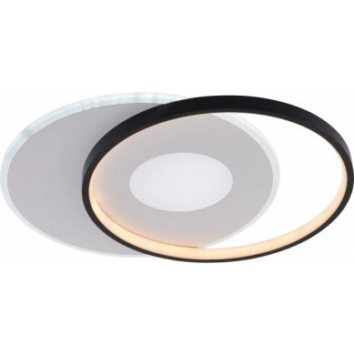 LED lubų šviestuvas, 54W, baltas/juodas, dimeriuojamas, nuotolinis valdymas, CCT