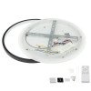 LED lubų šviestuvas, 54W, baltas/juodas, dimeriuojamas, nuotolinis valdymas, CCT