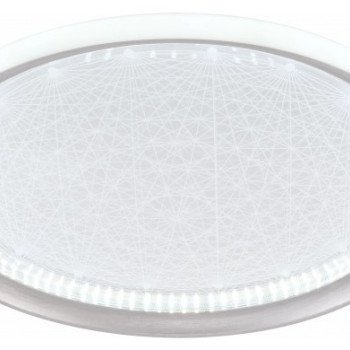 LED lubų šviestuvas, 42W, sidabrinis, dimeriuojamas, nuotolinis valdymas, CCT