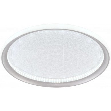 LED lubų šviestuvas, 42W, sidabrinis, dimeriuojamas, nuotolinis valdymas, CCT