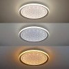 LED lubų šviestuvas, 42W, sidabrinis, dimeriuojamas, nuotolinis valdymas, CCT